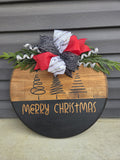 Merry Christmas 18" - Wooden Door Signs