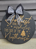 Jolliest 15" - Wooden Door Signs